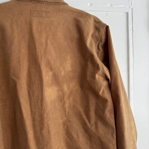 Gustin Men's Brown Waxes Trucker Jacket Size Medium - Picture 8 of 15